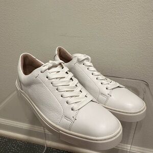 Frye Ivy White Leather Sneakers